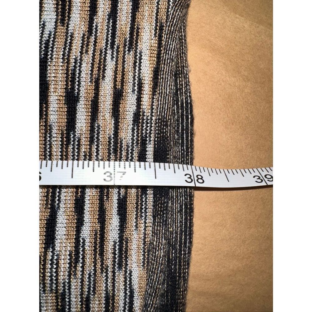Anthropologie Little Lies Sz M Wide Leg Knit Lounge Pants Multicolor Drawstring - Picture 9 of 9